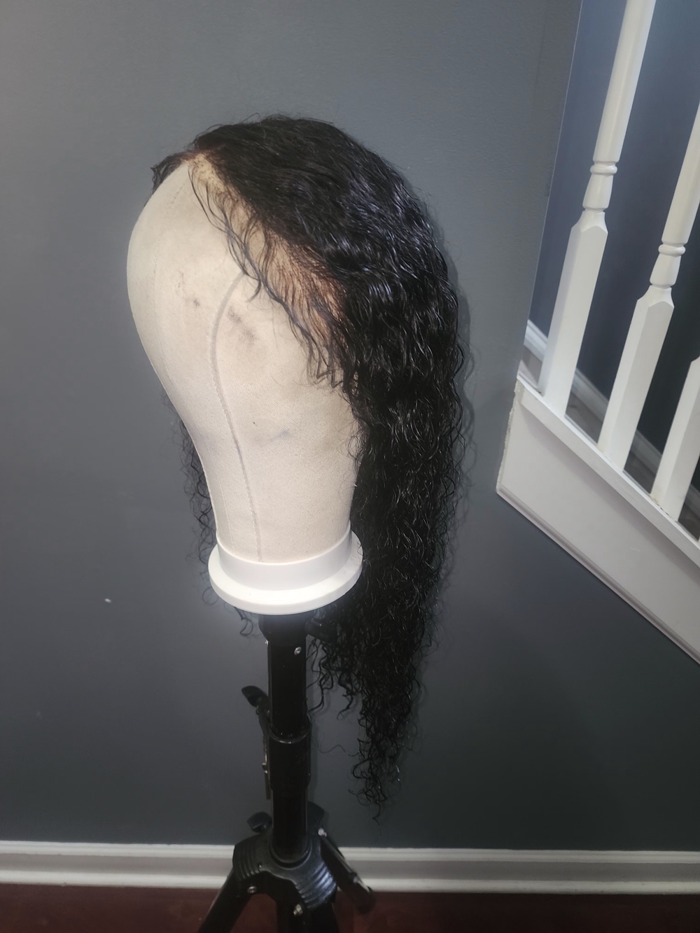 Deep Wave Human Hair Wig 22"